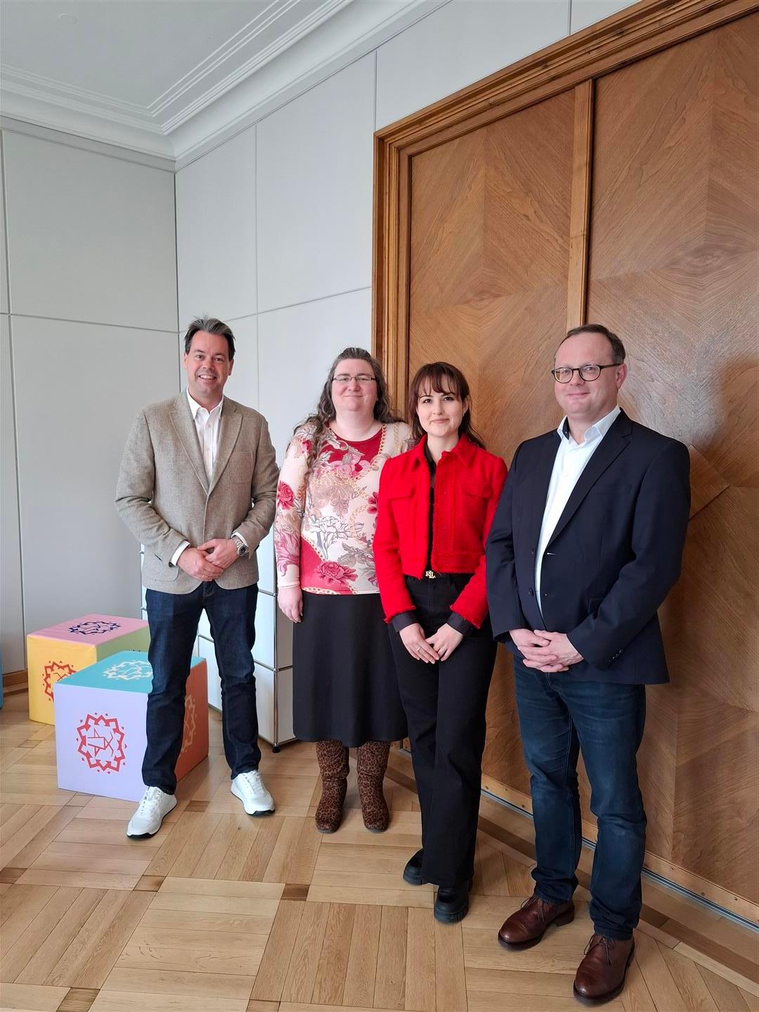 Dr. Nicolas Meyer, Stefanie Klinner, Jessica Köchling, Dr. Matthias Kattler