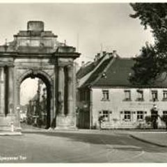 Altes Bild des Speyerer Tors