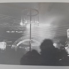 Altes Bild einer Lasershow