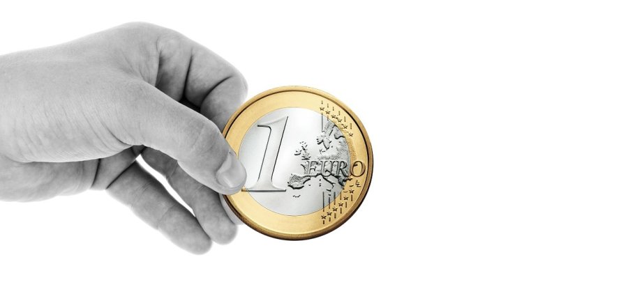 Bargeld 1-Euro-Münze