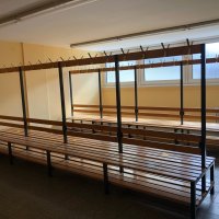 Umkleide der Gymnastikhalle Erkenbert Grundschule