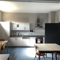 Küche mit Nebenraum der Isenachsporthalle