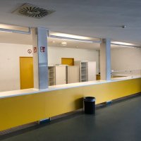 Verkaufstheke der Sporthalle am Kanal