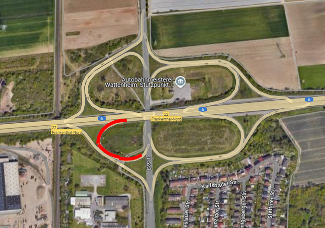 Satellitenbild A6/L523