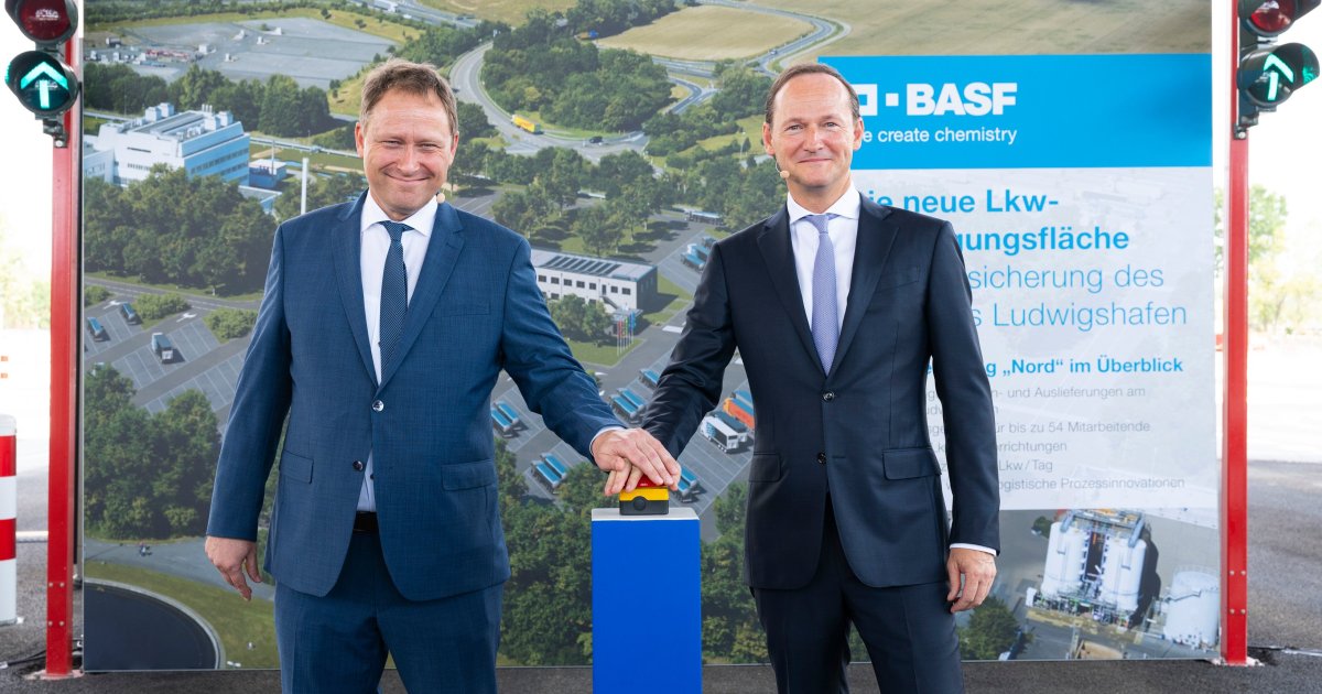Neue LKW-Abfertigung für BASF auf Frankenthaler Gemarkung | Stadt Frankenthal