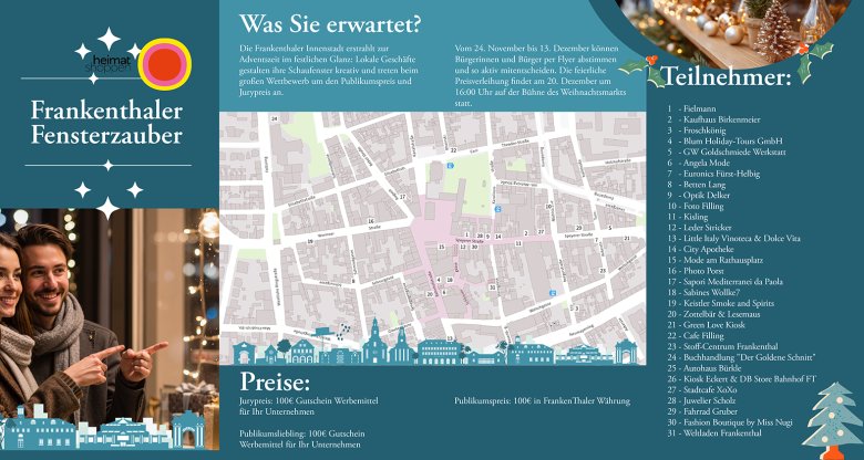 Heimat shoppen Frankenthal - Frankenthaler Fensterzauber