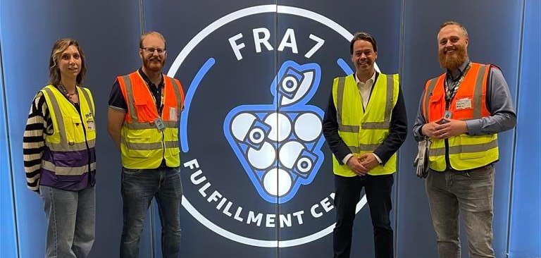 Unternehmensbesuch Amazon Logistik - Gruppenbild