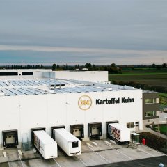 Kartoffel Kuhn GmbH - Fuhrpark Luftaufnahme