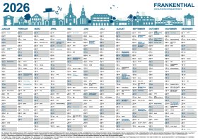 Vorschaubild: Wandkalender mit allen Terminen