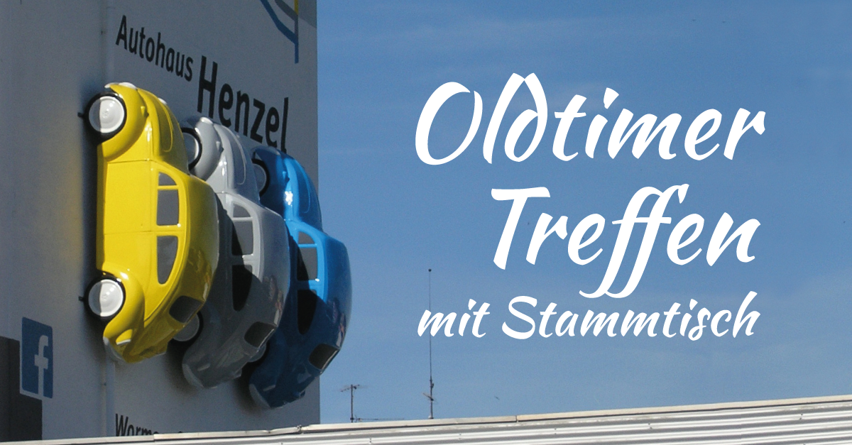 Plakat mit Autos