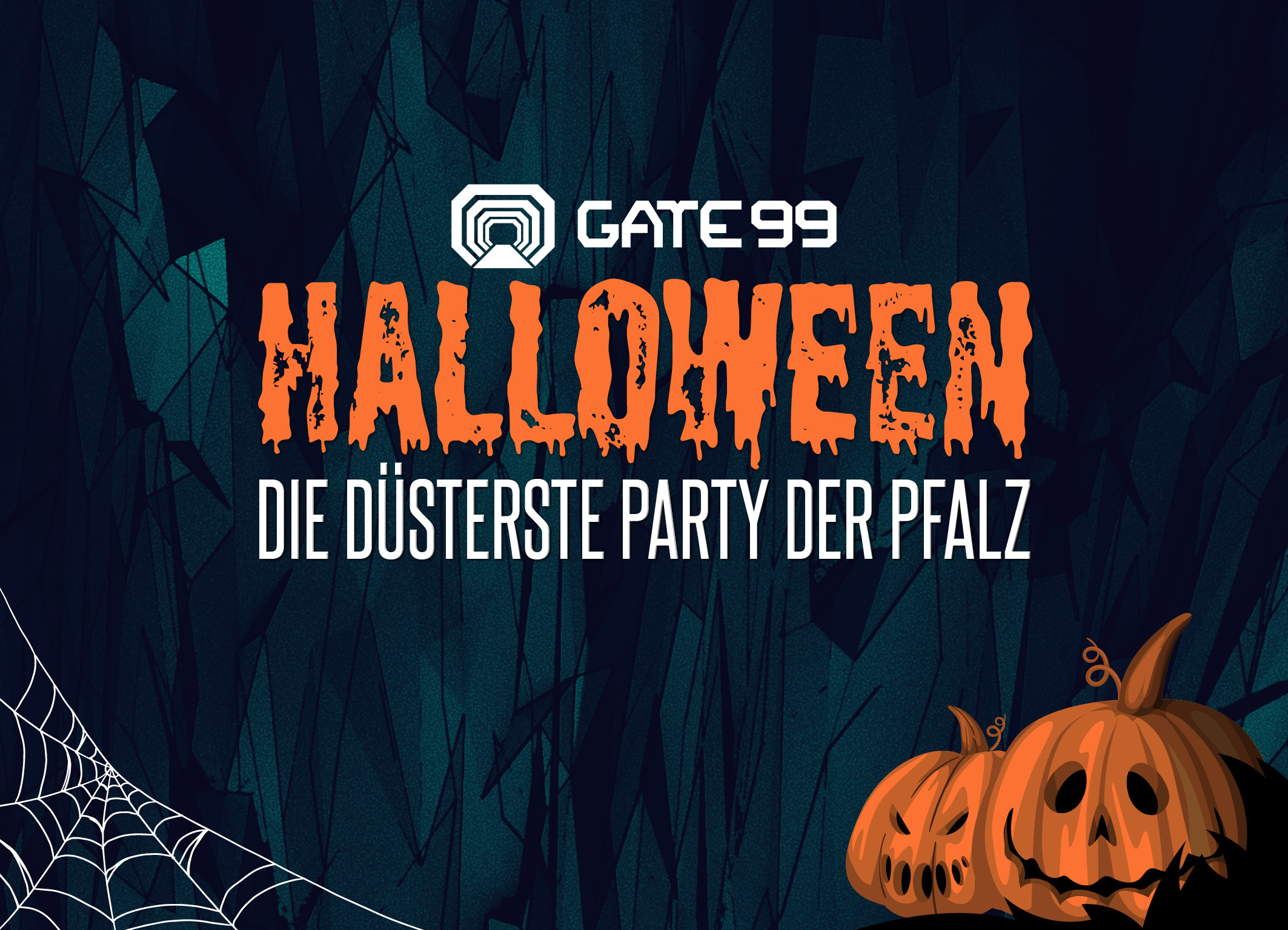 Flyer Halloweenparty Gate99