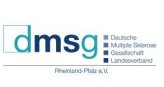 Aikido bei Multiple Sklerose Logo der DMSG in Türkiser und Blauer Schrift