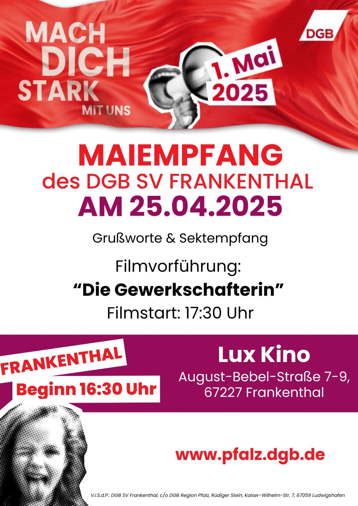 Entwürfe! Eindruckplakate 1 Mai - Entwurf_Maiempfang_ZW Entwürfe! Eindruckplakate 1 Mai - Entwurf_Maiempfang_ZW