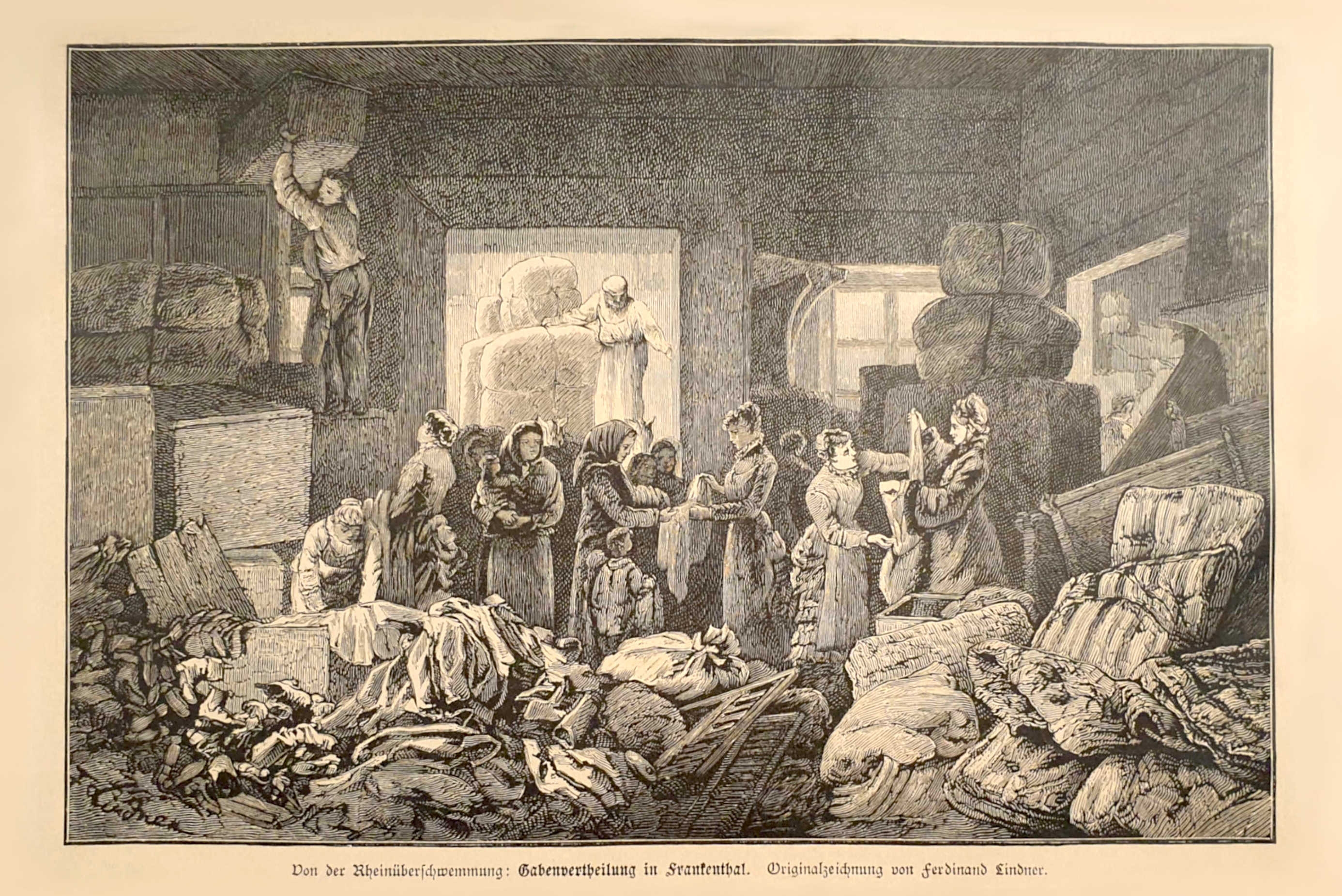 Objekt des Monats Juli 2023 Das Objekt des Monats Juli 2023: Holzstich: „Die Gabenvertheilung“