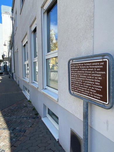 Fuchsbach Infotafel in der Schlossergasse