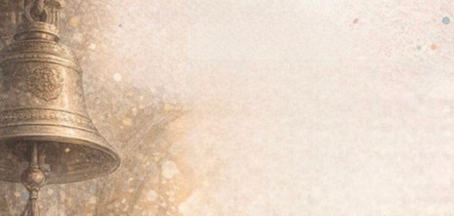 Themenplakat „Glocken - Die Stimmen der Zeit“ Themenplakat „Glocken - Die Stimmen der Zeit“, von den Schülern des Leistungskurses Bildende Kunst 11 im Schuljahr 2025/2026 gemeinsam entworfen