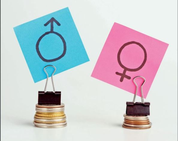 zwei Symbole für Frau und Mann 