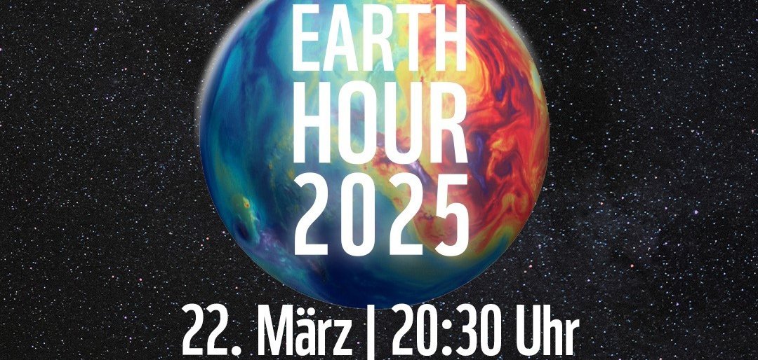 Plakat zur Earth Hour 2025