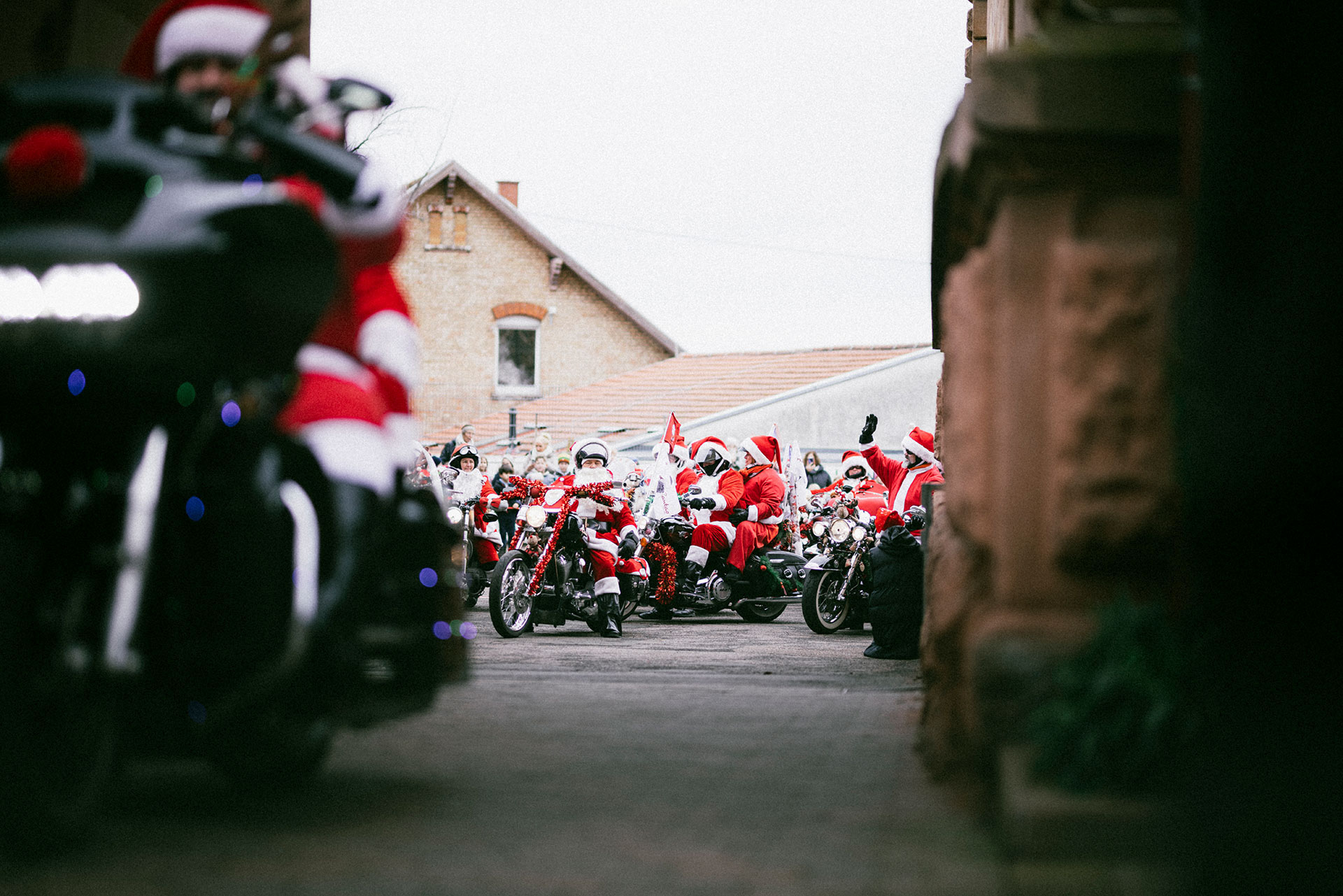 Riding Santas