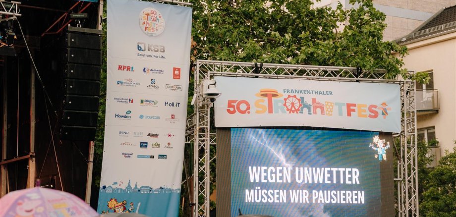 Strohhutfest 2025: Unterbrechung