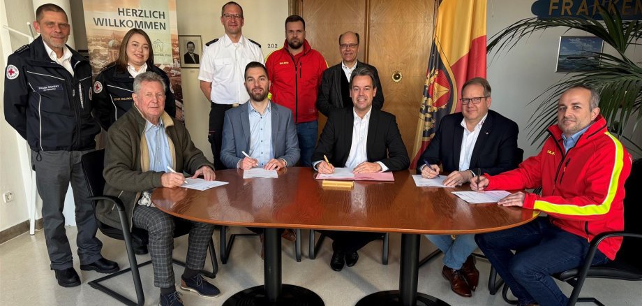 Hilfsorganisationen im Rathaus