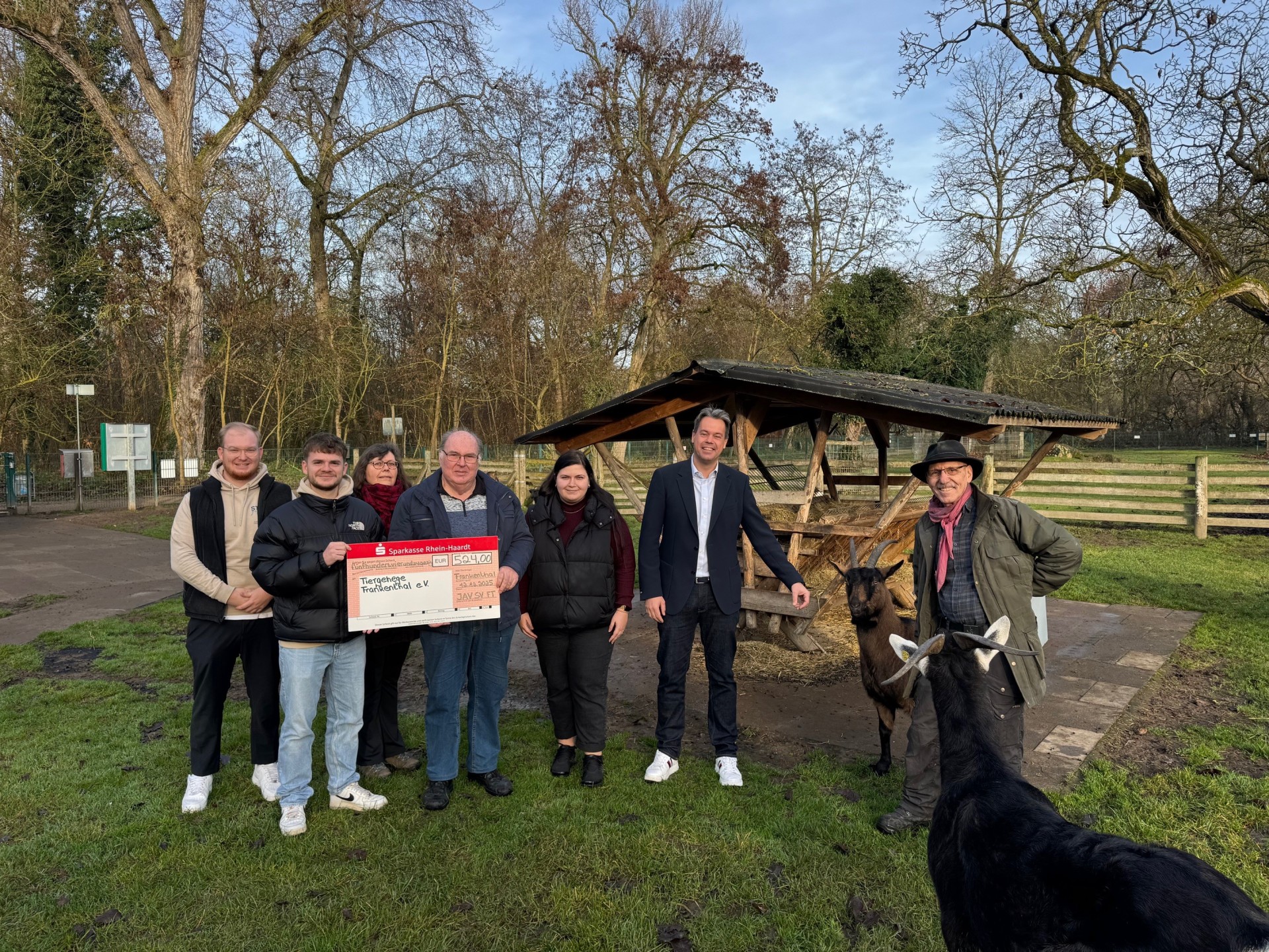 Spendenübergabe Azubis