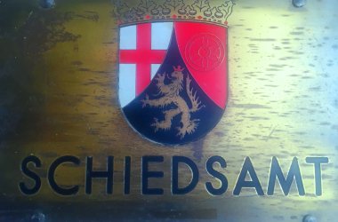 Schiedsamt Eingangsschild