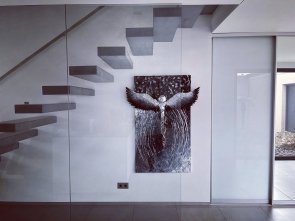 Zu sehen ist ein Engelbild