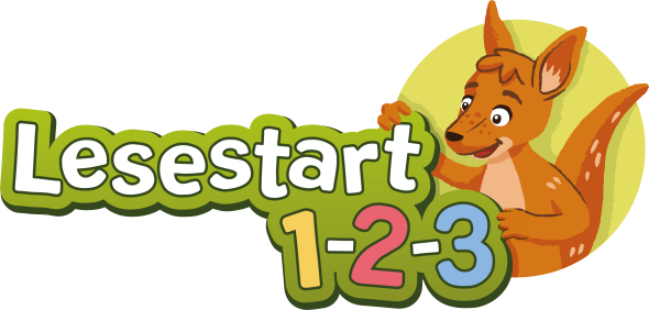 Logo von Lesestart 1-2-3 Logo von Lesestart 1-2-3 der Stiftung Lesen