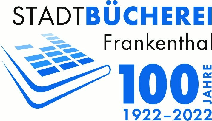 100 Jahre Stadtbücherei Jubiläumslogo Logo zum 100. Geburtstag der Stadtbücherei