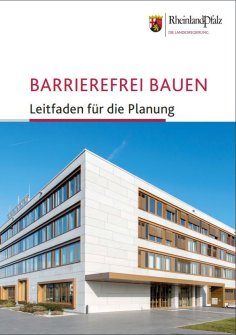 Barrierefrei Bauen Es zeigt hohes helles Gebäude dreistöckig mit hellbraunen Fenster