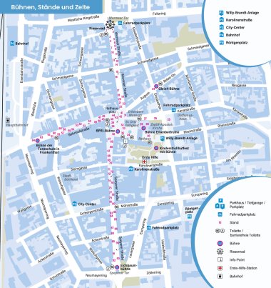 Lageplan Strohhutfest 2025